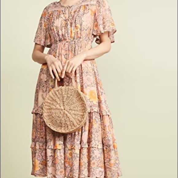 SOLD🌸Spell Amethyst Garden Party Dress🌸 - Picture 3 of 5